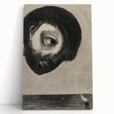 Gothic Wall Art | Surreal Face Illustration | Dark Decor Style