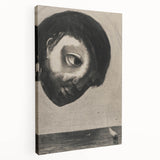 Gothic Wall Art | Surreal Face Illustration | Dark Decor Style