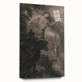 Dark Gothic Art - Ethereal Encounter Vintage Gothic Wall Print