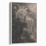 Dark Gothic Art - Ethereal Encounter Vintage Gothic Wall Print