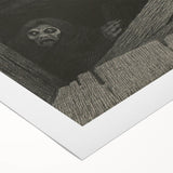 Gothic Wall Art | Dark Creature Illustration | Mysterious Gothic Art