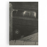 Gothic Wall Art | Dark Creature Illustration | Mysterious Gothic Art