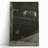 Gothic Wall Art | Dark Creature Illustration | Mysterious Gothic Art