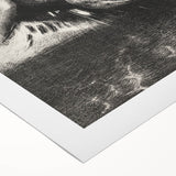 Gothic Wall Art | Serpent Creature Illustration | Dark Decor Style