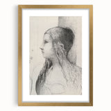 Gothic Wall Art | Vintage Profile Sketch | Medieval Gothic Canvas Prints