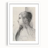 Gothic Wall Art | Vintage Profile Sketch | Medieval Gothic Canvas Prints