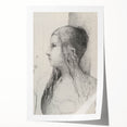 Gothic Wall Art | Vintage Profile Sketch | Medieval Gothic Canvas Prints