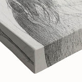 Gothic Wall Art | Vintage Profile Sketch | Medieval Gothic Canvas Prints