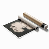 Gothic Wall Art | Surreal Rabbit Illustration | Dark Decor Style