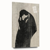 Gothic Embrace Wall Art – Elegant and Moody Dark Decor Canvas Print