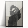 Gothic Embrace Wall Art – Elegant and Moody Dark Decor Canvas Print