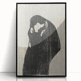 Gothic Embrace Wall Art – Elegant and Moody Dark Decor Canvas Print