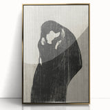 Gothic Embrace Wall Art – Elegant and Moody Dark Decor Canvas Print