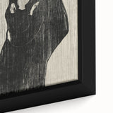 Gothic Embrace Wall Art – Elegant and Moody Dark Decor Canvas Print