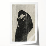 Gothic Embrace Wall Art – Elegant and Moody Dark Decor Canvas Print