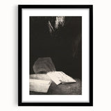 Gothic Wall Art | Mysterious Hand and Letter | Dark Gothic Decor Print