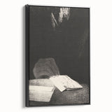 Gothic Wall Art | Mysterious Hand and Letter | Dark Gothic Decor Print