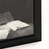 Gothic Wall Art | Mysterious Hand and Letter | Dark Gothic Decor Print