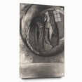 Dark Medieval Archer Canvas – Mysterious Gothic Art for Home Decor
