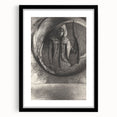 Dark Medieval Archer Canvas – Mysterious Gothic Art for Home Decor