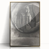Dark Medieval Archer Canvas – Mysterious Gothic Art for Home Decor