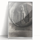 Dark Medieval Archer Canvas – Mysterious Gothic Art for Home Decor