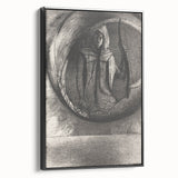 Dark Medieval Archer Canvas – Mysterious Gothic Art for Home Decor