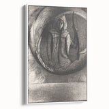 Dark Medieval Archer Canvas – Mysterious Gothic Art for Home Decor
