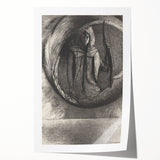 Dark Medieval Archer Canvas – Mysterious Gothic Art for Home Decor