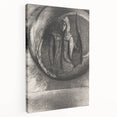 Dark Medieval Archer Canvas – Mysterious Gothic Art for Home Decor