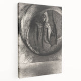 Dark Medieval Archer Canvas – Mysterious Gothic Art for Home Decor
