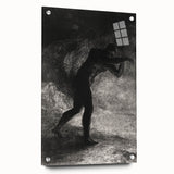 Mysterious Gothic Silhouette Art – Dark and Elegant Gothic Canvas Print