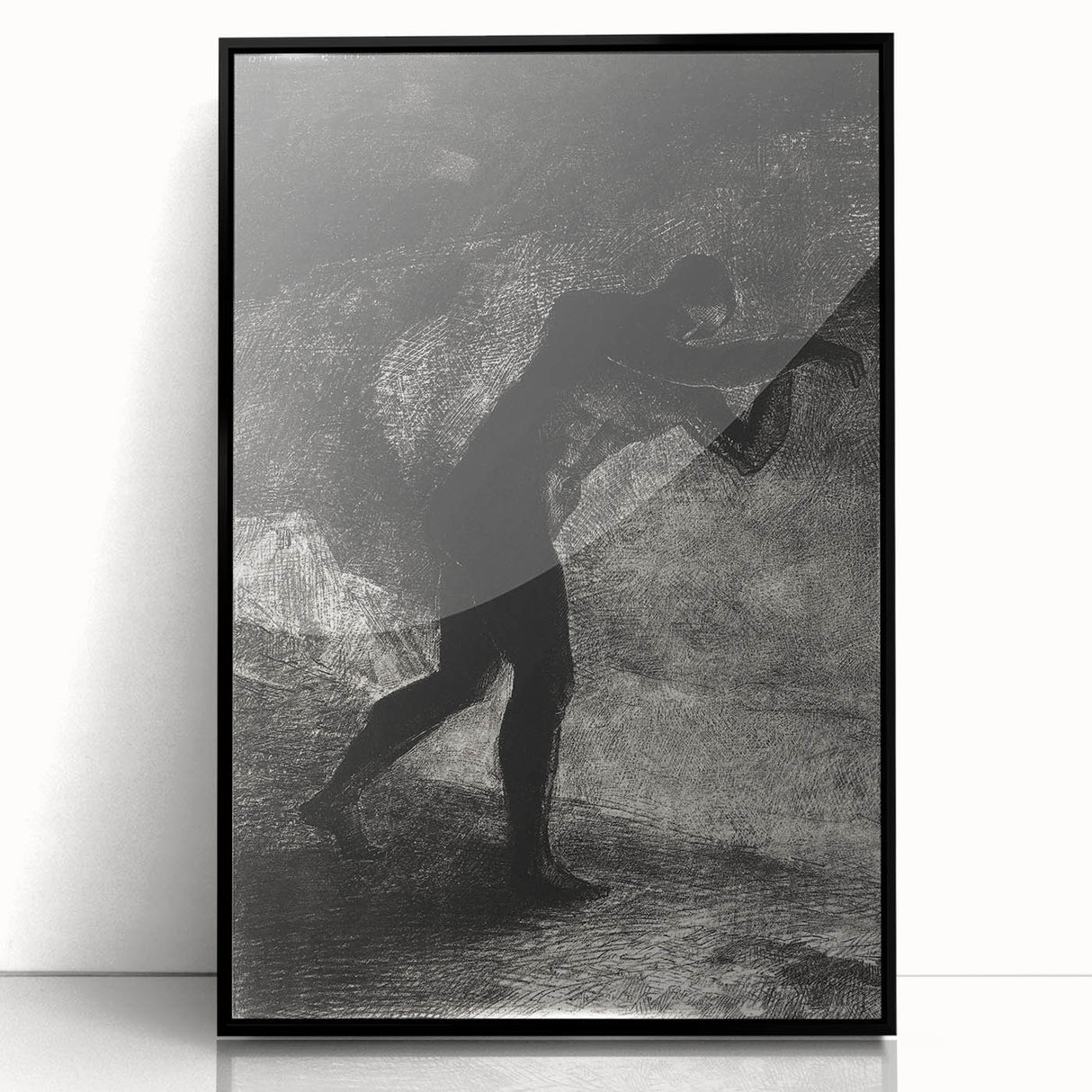 Mysterious Gothic Silhouette Art – Dark and Elegant Gothic Canvas Print