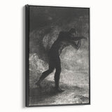 Mysterious Gothic Silhouette Art – Dark and Elegant Gothic Canvas Print