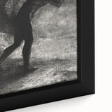 Mysterious Gothic Silhouette Art – Dark and Elegant Gothic Canvas Print