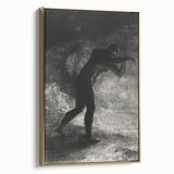 Mysterious Gothic Silhouette Art – Dark and Elegant Gothic Canvas Print