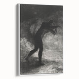 Mysterious Gothic Silhouette Art – Dark and Elegant Gothic Canvas Print