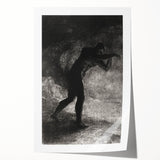 Mysterious Gothic Silhouette Art – Dark and Elegant Gothic Canvas Print