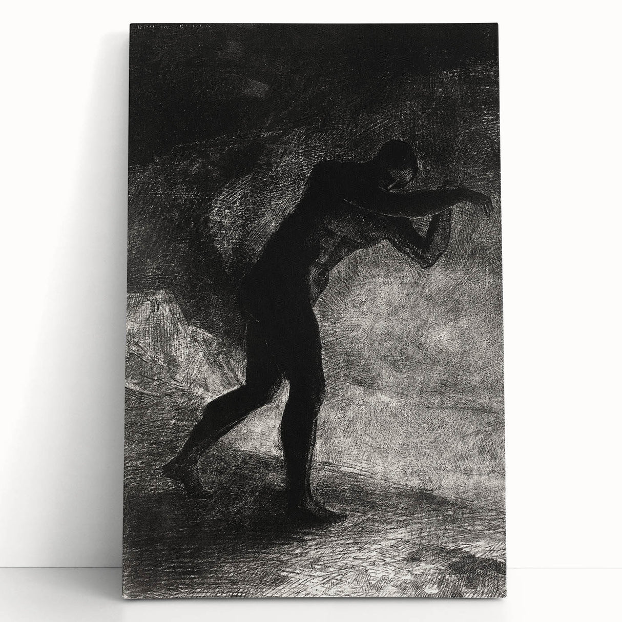 Mysterious Gothic Silhouette Art – Dark and Elegant Gothic Canvas Print