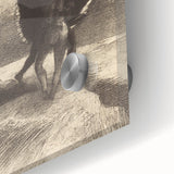 Gothic Angelic Embrace – Dark and Moody Gothic Canvas Print