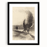 Gothic Angelic Embrace – Dark and Moody Gothic Canvas Print