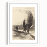 Gothic Angelic Embrace – Dark and Moody Gothic Canvas Print