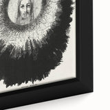 Gothic Halo Portrait – Dark and Mystical Gothic Wall Art Canvas Print