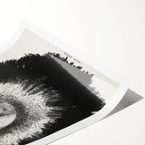 Gothic Halo Portrait – Dark and Mystical Gothic Wall Art Canvas Print