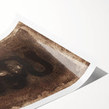 Gothic Skull and Serpent – Dark and Mysterious Gothic Canvas Print