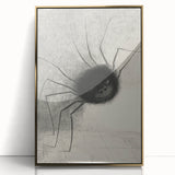 Abstract Spider Gothic Canvas – Mysterious Dark Gothic Wall Art