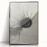 Abstract Spider Gothic Canvas – Mysterious Dark Gothic Wall Art