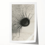 Abstract Spider Gothic Canvas – Mysterious Dark Gothic Wall Art