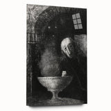Gothic Mystic Portrait – Dark and Mysterious Gothic Canvas Print