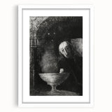 Gothic Mystic Portrait – Dark and Mysterious Gothic Canvas Print